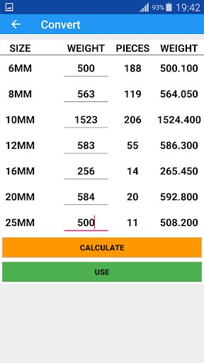 Steel TMT RebarCost Calculator ekran görüntüsü