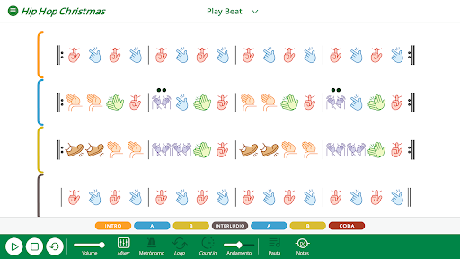 Play-along ekran görüntüsü