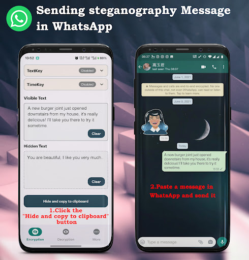HideMessage:Gizli Sohbet/Gizli ekran görüntüsü