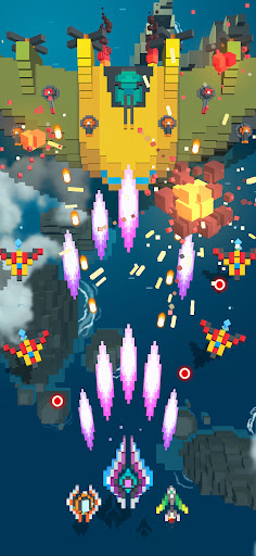 Sky Wings: Pixel Fighter 3D ekran görüntüsü
