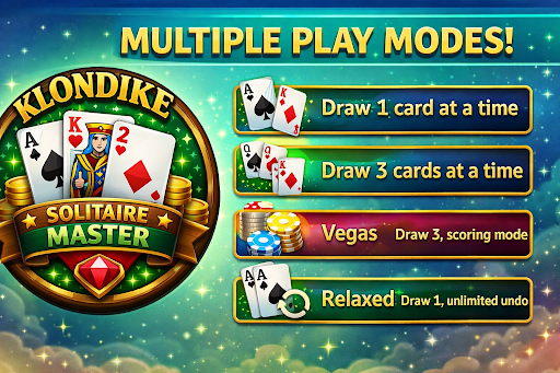 Klondike Solitaire Offline ekran görüntüsü