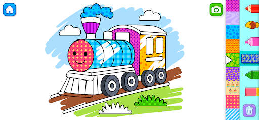 Kids Drawing & Coloring Game ekran görüntüsü