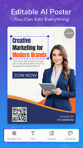 Poster maker AI Flyer 2026 ekran görüntüsü