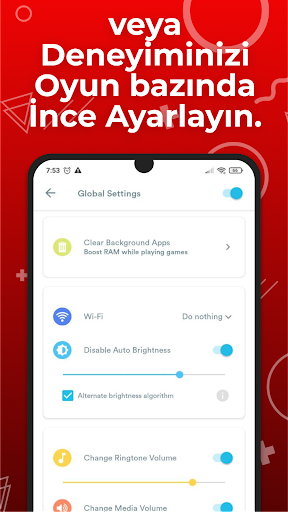 Gaming Mode: Oyun yükseltici ekran görüntüsü