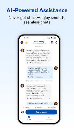 Norwegian Ai - Learn Norwegian ekran görüntüsü