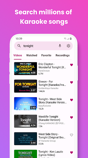 Karaoke Pro: karaoke söyleyin ekran görüntüsü