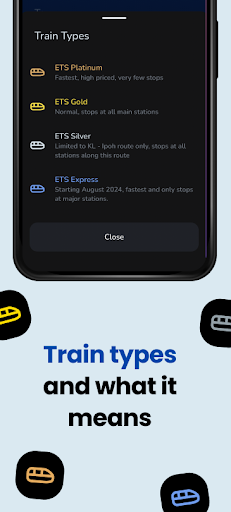 ETS Timetable - Train Schedule ekran görüntüsü