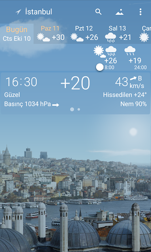 YoWindow ile Doğru Hava Durumu ekran görüntüsü