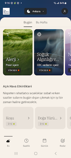 The Weather Channel ekran görüntüsü