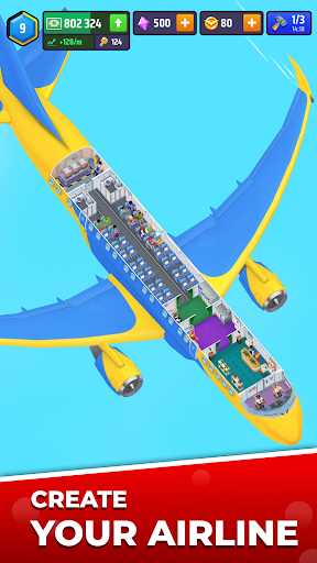 Idle Airplane Inc. Tycoon ekran görüntüsü