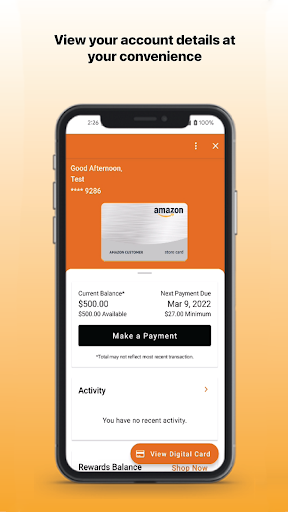 Amazon Store Card ekran görüntüsü