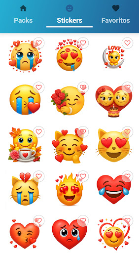 Wasticker emojis para whatsapp ekran görüntüsü