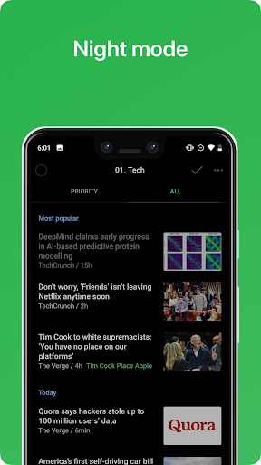 Feedly - Smarter News Reader ekran görüntüsü