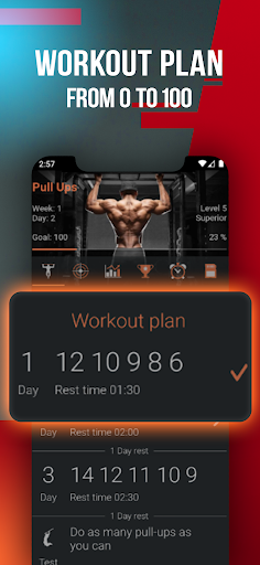 100 Pull Ups Workout ekran görüntüsü