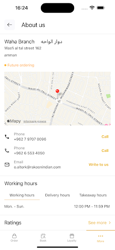 Rakoon Restaurants ekran görüntüsü