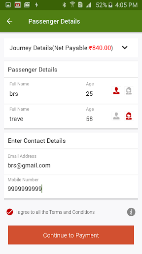 BRS Travels ekran görüntüsü