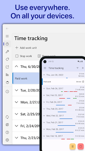 WorkingHours - Time Tracking ekran görüntüsü