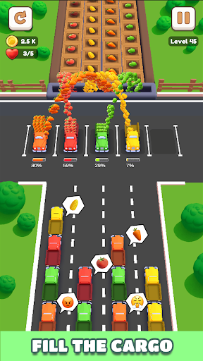 Fruit Jam Delivery 3D ekran görüntüsü