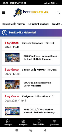 İş'te Fırsatlar ekran görüntüsü