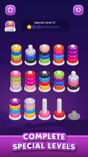 Nut Sort: Color Sorting Game ekran görüntüsü