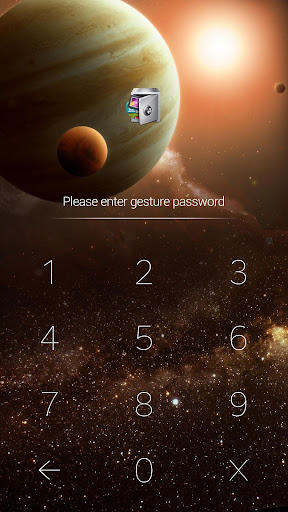 AppLock Theme Universe ekran görüntüsü