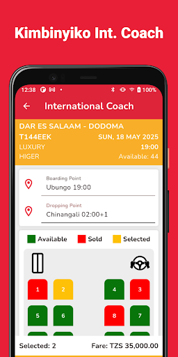 Kimbinyiko Int. Coach ekran görüntüsü