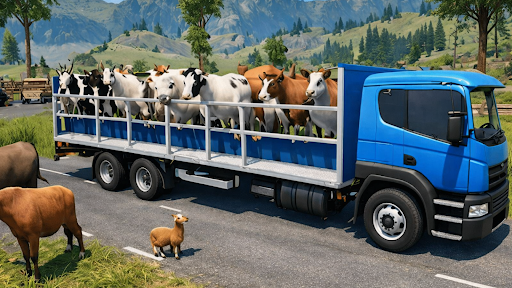 Animal Transport Truck Games ekran görüntüsü