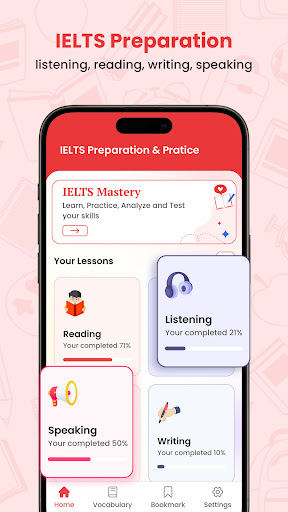 IELTS Preparation App ekran görüntüsü
