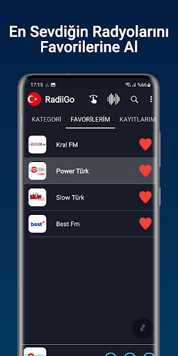 RadiiGo - Radyo Dinle ekran görüntüsü