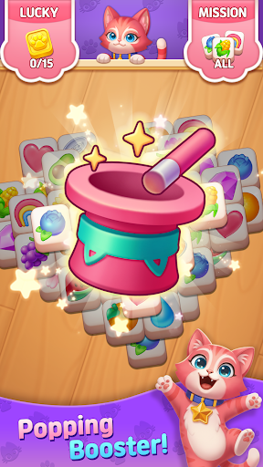 Kitty Home: Match 3 Tiles ekran görüntüsü