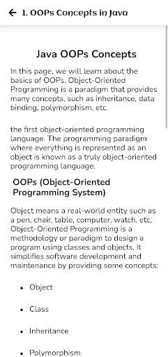 Learn Java Offline ekran görüntüsü