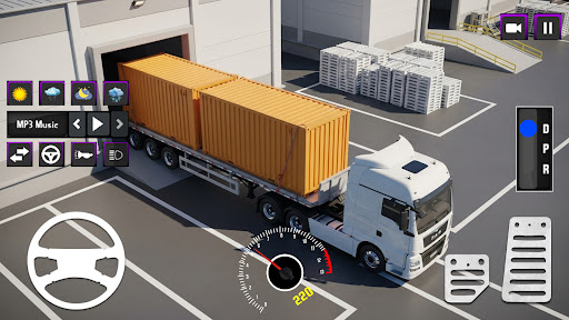 City Cargo Truck Simulator 3D ekran görüntüsü