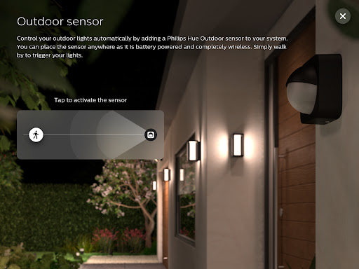 Philips Hue instore app ekran görüntüsü