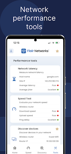 Flair WiFi Analyzer ekran görüntüsü
