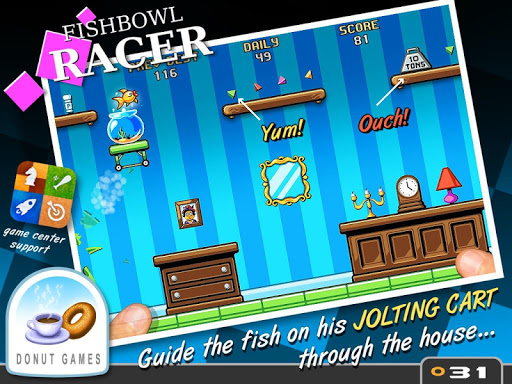 Fishbowl Racer ekran görüntüsü