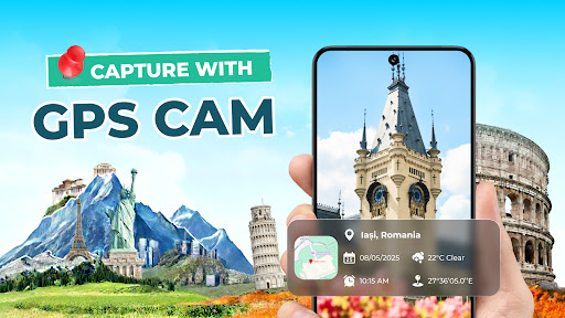 Photo Stamp: GPS Map & Time ekran görüntüsü