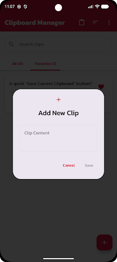 Clipboard Manager ekran görüntüsü