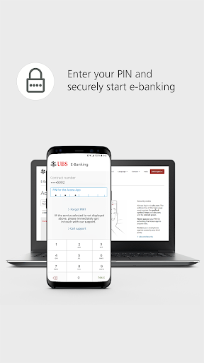 UBS Access: Secure login ekran görüntüsü