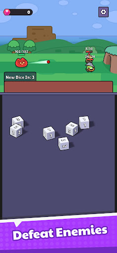 Dice Hero: Merge Battle ekran görüntüsü