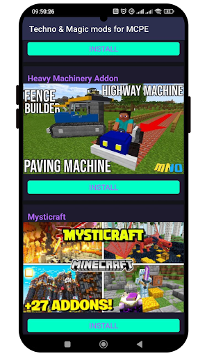 Techno & Magic Modları MCPE ekran görüntüsü