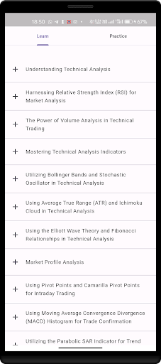 Stock Market Learning App ekran görüntüsü