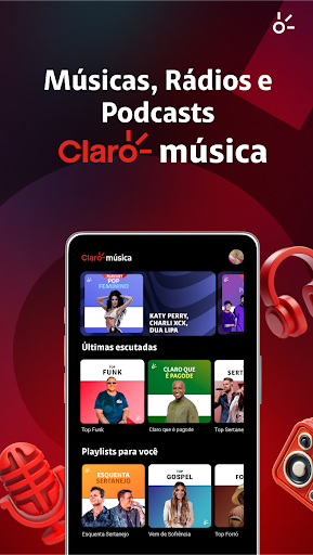 Claro música: músicas e rádios ekran görüntüsü