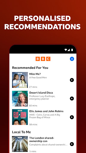 BBC Sounds: Radio & Podcasts ekran görüntüsü