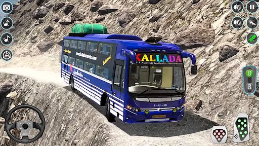 Offroad Bus Driving Bus Sim 3D ekran görüntüsü