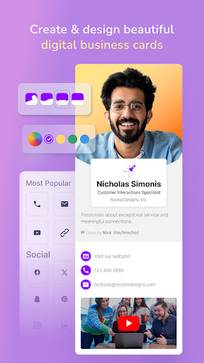 HiHello: Digital Business Card ekran görüntüsü