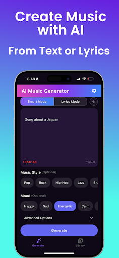 AI Music Generator - Jano ekran görüntüsü