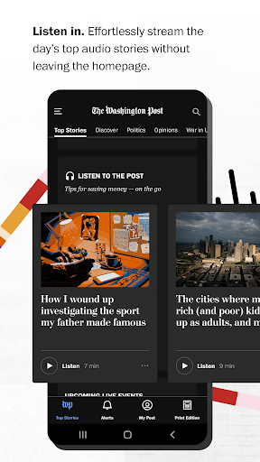 Washington Post: Live News ekran görüntüsü