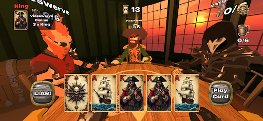 Liar's Cards - Ship of Deceit ekran görüntüsü