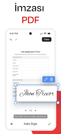 PDF Form Doldurma ve Düzenle ekran görüntüsü