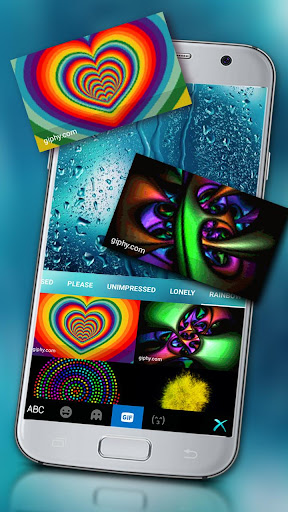 Water Raindrops Klavye Teması ekran görüntüsü